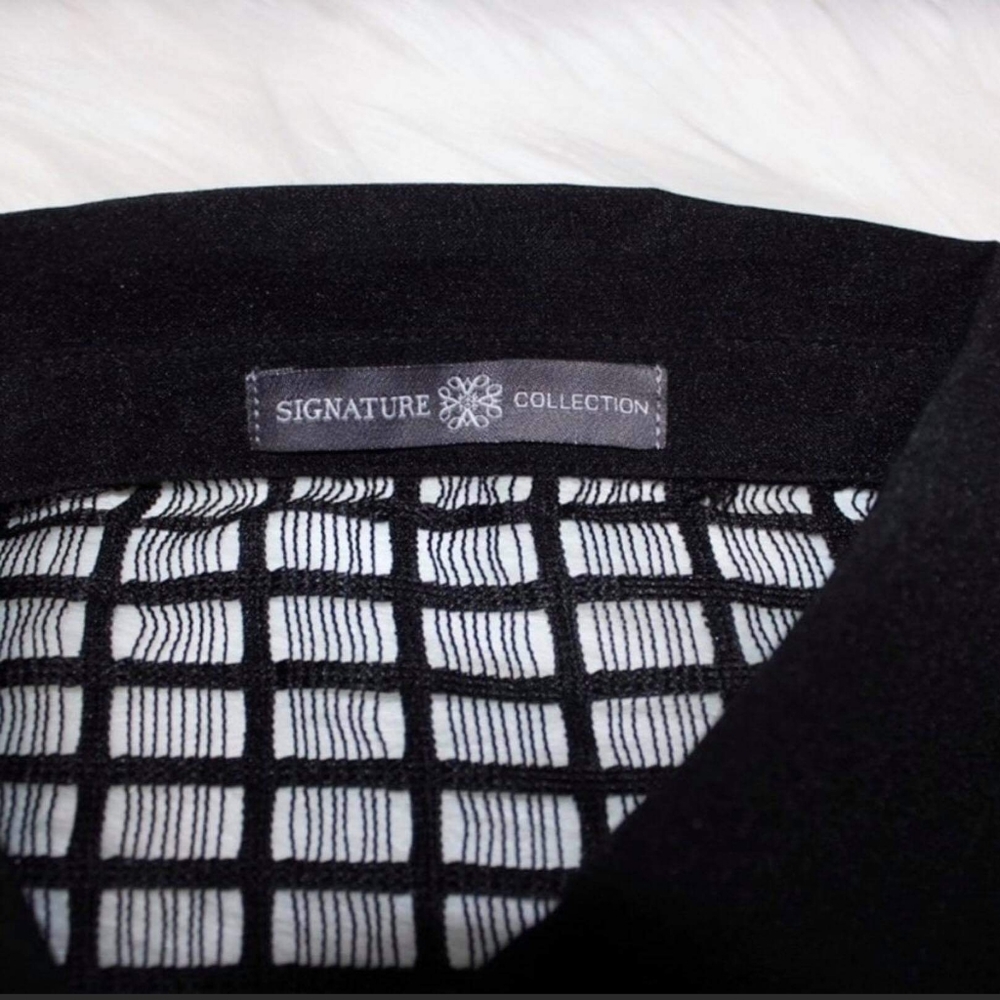 Avon Ciao Bella Black Fit & Flare Dress Medium - Picture 8 of 8